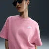 Nike Women's  Sportswear Club Fleece Loose Top In Pink
