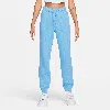 Nike Women's  Sportswear Club Fleece Mid-rise Jogger Pants In Blue