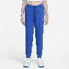 Nike Women's  Sportswear Club Fleece Mid-rise Jogger Pants In Blue