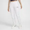 Nike Women's  Sportswear Club Fleece Mid-rise Jogger Pants In Brown