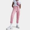 Nike Women's Sportswear Club Fleece Mid-rise Jogger Pants In Elemental Pink/heather/white