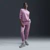 Nike Women's  Sportswear Club Fleece Mid-rise Jogger Pants In Beypnk,whi