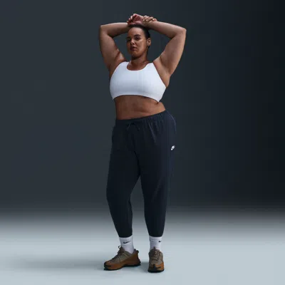 Nike Women's  Sportswear Club Fleece Mid-rise Jogger Pants (plus Size) In Blue