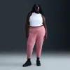 Nike Women's  Sportswear Club Fleece Mid-rise Jogger Pants (plus Size) In Pink