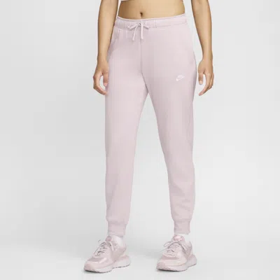 Nike Women's  Sportswear Club Fleece Mid-rise Jogger Pants In Purple