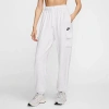 Nike Women's Sportswear Club Fleece Mid-rise Oversized Cargo Sweatpants In Birch Heather/black