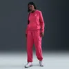 Nike Women's  Sportswear Club Fleece Mid-rise Oversized Cargo Sweatpants In Pink