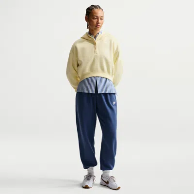 Nike Women's  Sportswear Club Fleece Mid-rise Oversized Sweatpants In Blue