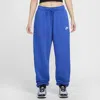 Nike Women's  Sportswear Club Fleece Mid-rise Oversized Sweatpants In Blue