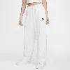Nike Women's  Sportswear Club Fleece Mid-rise Oversized Sweatpants In White