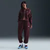 Nike Women's  Sportswear Club Fleece Mid-rise Oversized Sweatpants In Burgundy