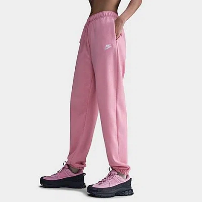 NIKE NIKE WOMEN'S SPORTSWEAR CLUB FLEECE MID-RISE OVERSIZED SWEATPANTS