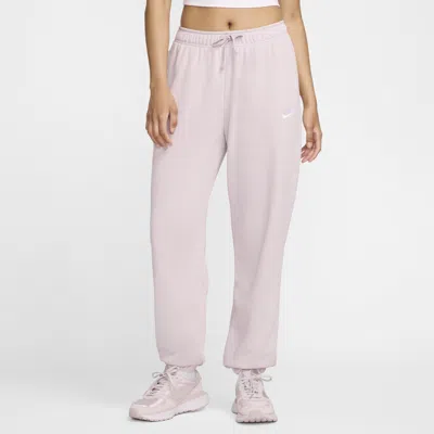 Nike Women's  Sportswear Club Fleece Mid-rise Oversized Sweatpants In Purple