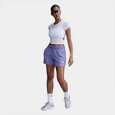 NIKE NIKE WOMEN'S SPORTSWEAR CLUB FLEECE MID-RISE SHORTS