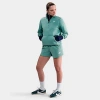 Nike Women's Sportswear Club Fleece Mid-rise Shorts In Green