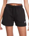 Nike Club Fleece Short In Black In Black,white