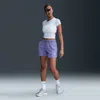 Nike Women's  Sportswear Club Fleece Mid-rise Shorts In Purple