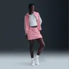 Nike Women's  Sportswear Club Fleece Mid-rise Skirt In Pink