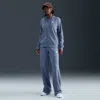 Nike Women's  Sportswear Club Fleece Mid-rise Wide-leg Sweatpants In Blue