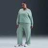 Nike Women's  Sportswear Club Fleece Mid-rise Wide-leg Sweatpants (plus Size)