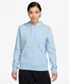 Nike Women's Sportswear Club Fleece Pullover Hoodie In Blue