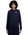 Nike Sportswear Club Fleece Hoodie In Obsidian,white