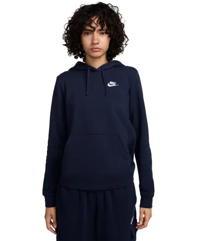 NIKE WOMEN'S SPORTSWEAR CLUB FLEECE PULLOVER HOODIE