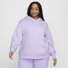 Nike Women's  Sportswear Phoenix Fleece Oversized Pullover Hoodie (plus Size) In Purple