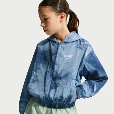 Nike Kids' Women's  Sportswear Club Girls' Woven Track Jacket In Blue