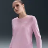 Nike Women's  Sportswear Club Long-sleeve T-shirt In Pink