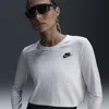 Nike Women's  Sportswear Club Long-sleeve T-shirt In White