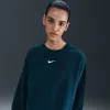 Nike Women's  Sportswear Collection Essentials Oversized Fleece Crew Sweatshirt In Blue