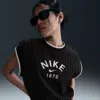 Nike Collection Knit Oversized Tank Top In Black