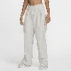 Nike Women's  Sportswear Collection Mid-rise Repel Asymmetrical-waist Trousers In Grey