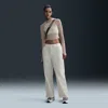 Nike Women's  Sportswear Collection Mid-rise Twill Trousers In White