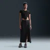 Nike Structured Twill Skirt In Black