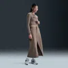 Nike Structured Twill Skirt In Brown