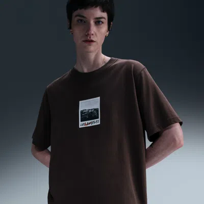 Nike Women's  Sportswear Crew-neck T-shirt In Brown