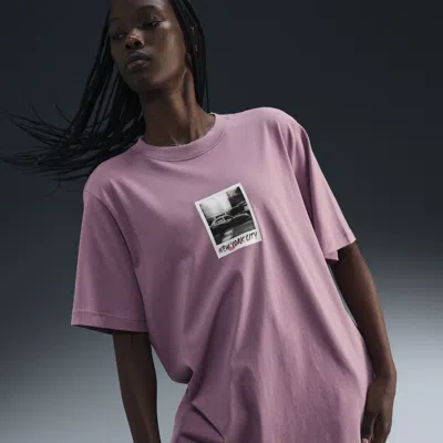 Nike Women's  Sportswear Crew-neck T-shirt In Purple