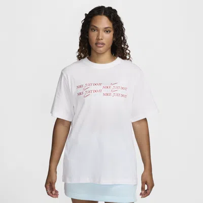 Nike Women's  Sportswear Crew-neck T-shirt In White