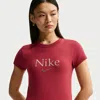 Nike Cropped T-shirt In Multi