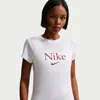 Nike Women's  Sportswear Cropped T-shirt In White