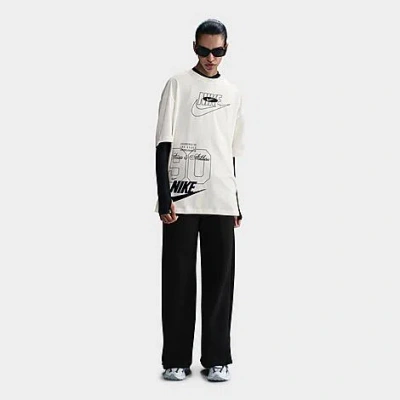 Nike Women's Sportswear Dance Oversized T-shirt In Sail