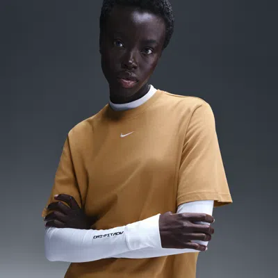 Nike Women's  Sportswear Essential Boxy T-shirt In Brown