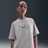 Nike Women's  Sportswear Essential Boxy T-shirt In Gray