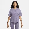 Nike Women's  Sportswear Essential Boxy T-shirt In Purple