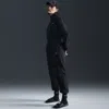 Nike Women's  Sportswear Essential Mid-rise Oversized Woven Jogger Pants In Black