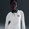 Nike Women's  Sportswear Essential Oversized Long-sleeve Polo In White