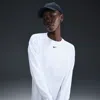 Nike Women's  Sportswear Essential Oversized Long-sleeve T-shirt In White