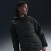 Nike Women's  Sportswear Essential Quilted Anorak Jacket In Black/white